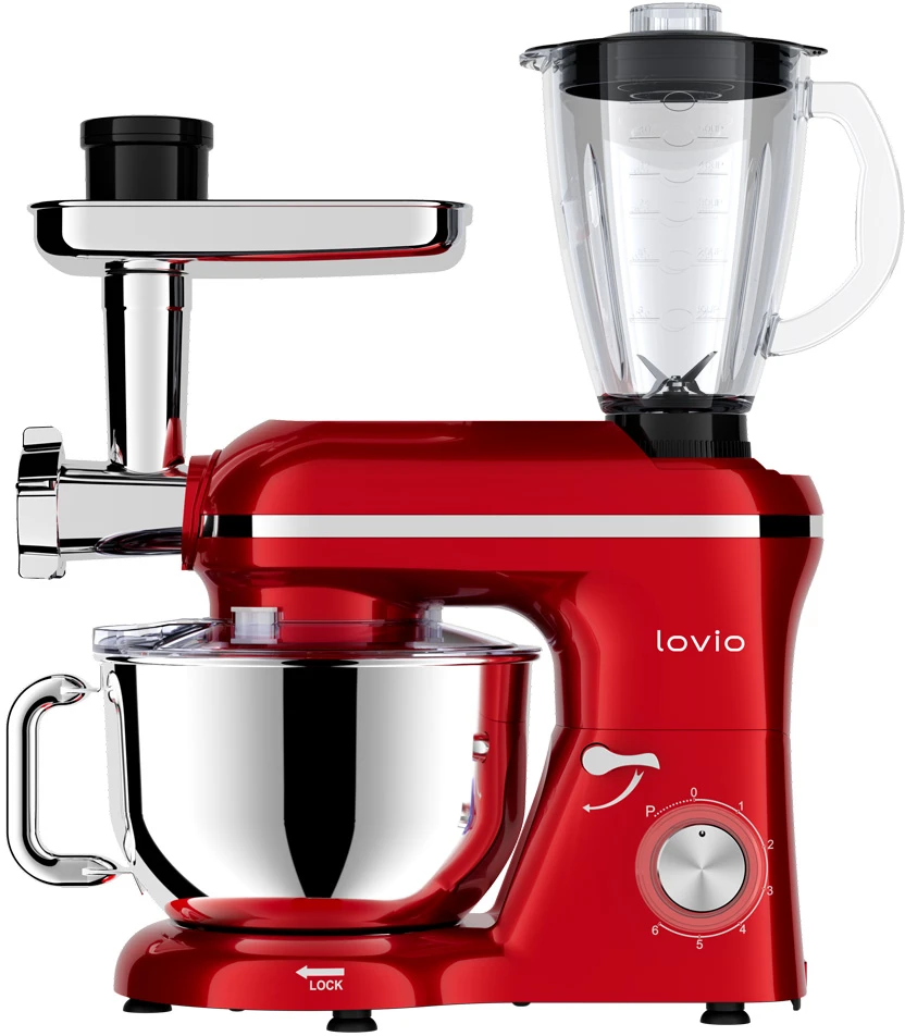 Virtuvinis kombainas Lovio LVSTM02PRD ChefAssistant Plus Raudona