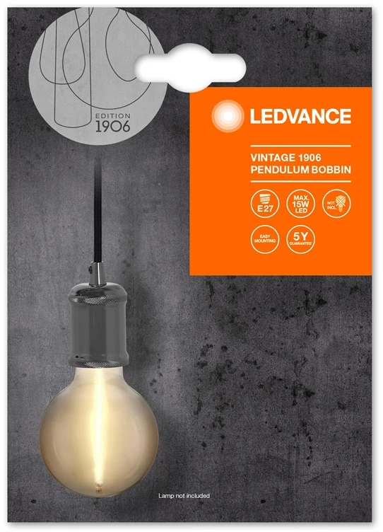 Kabelis Ledvance/Osram 1906 PENNDULUM, 25 W, 10 cm x 10 cm x 16.25 cm
