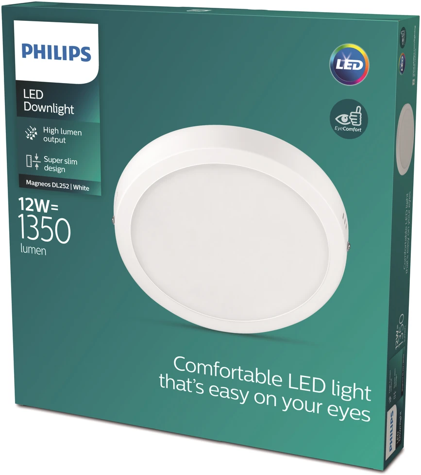 Lubinis šviestuvas Šviestuvas plafonas Philips MAGNEOS, 12 W, LED, 4000 °K