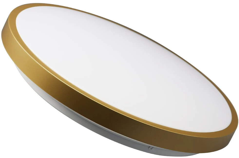 Lubinis šviestuvas Lubinis LED šviestuvas BESK GOLD SLIM 36W, 4000K, Aukso kontūras