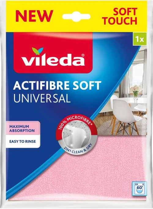 Mikropluošto šluostė VILEDA ACTIFIBRE 29x29cm, 1vnt