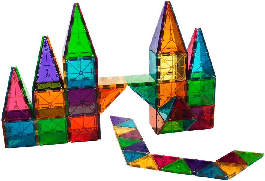 MAGNA-TILES Konstruktorius „Spalvos“, 100 det.