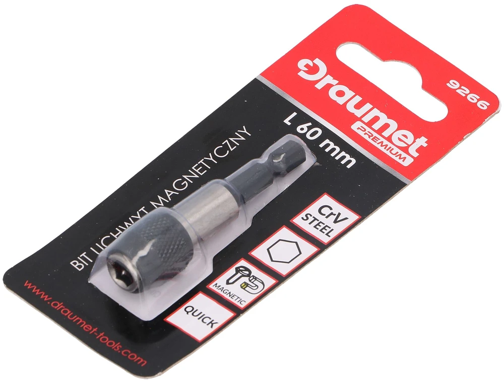 Antgalių laikiklis Draumet Pro Magnetinis 60 mm