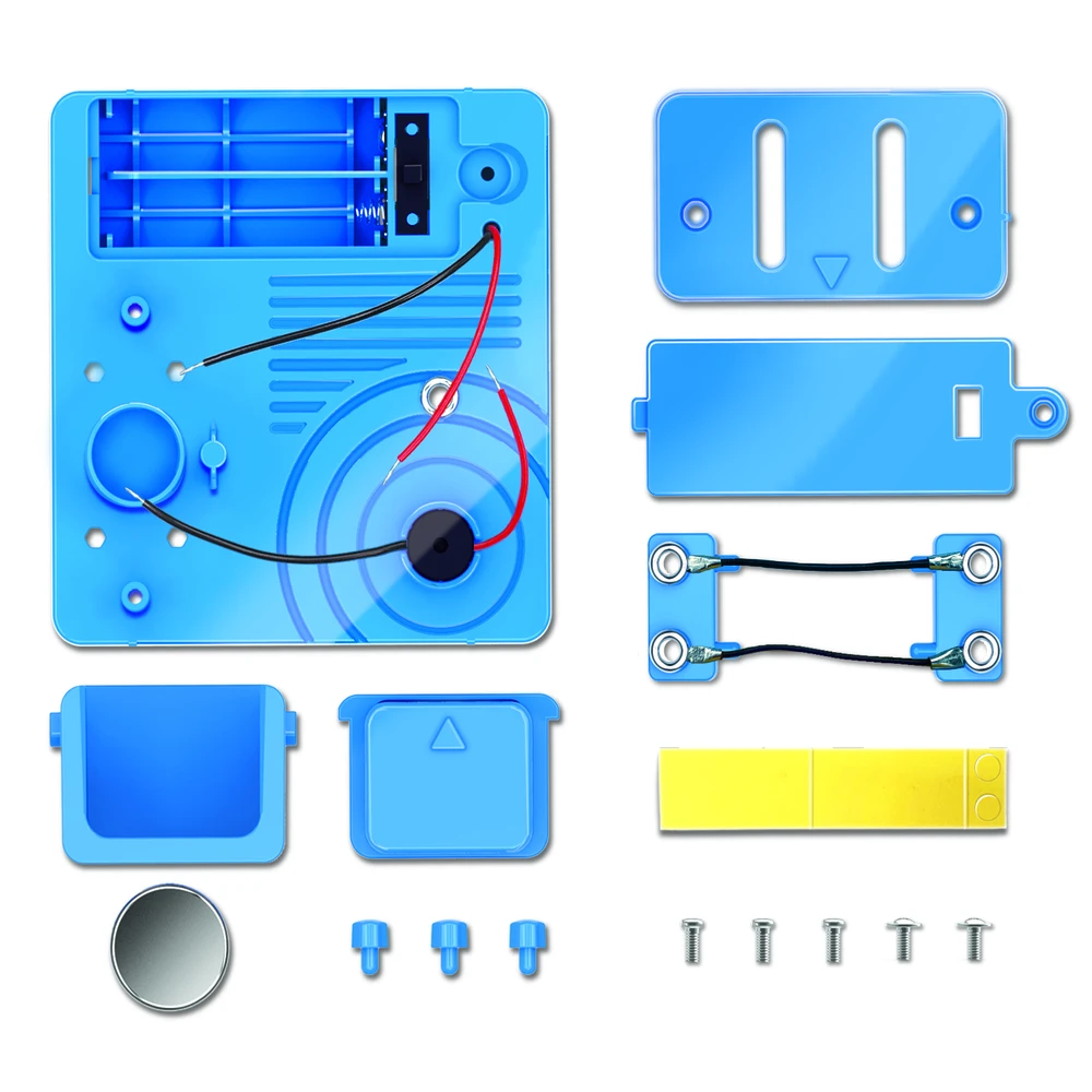 Magnetinis žaislas 4M KidzLabs Magnetic Intruder Alarm, mėlyna sp.