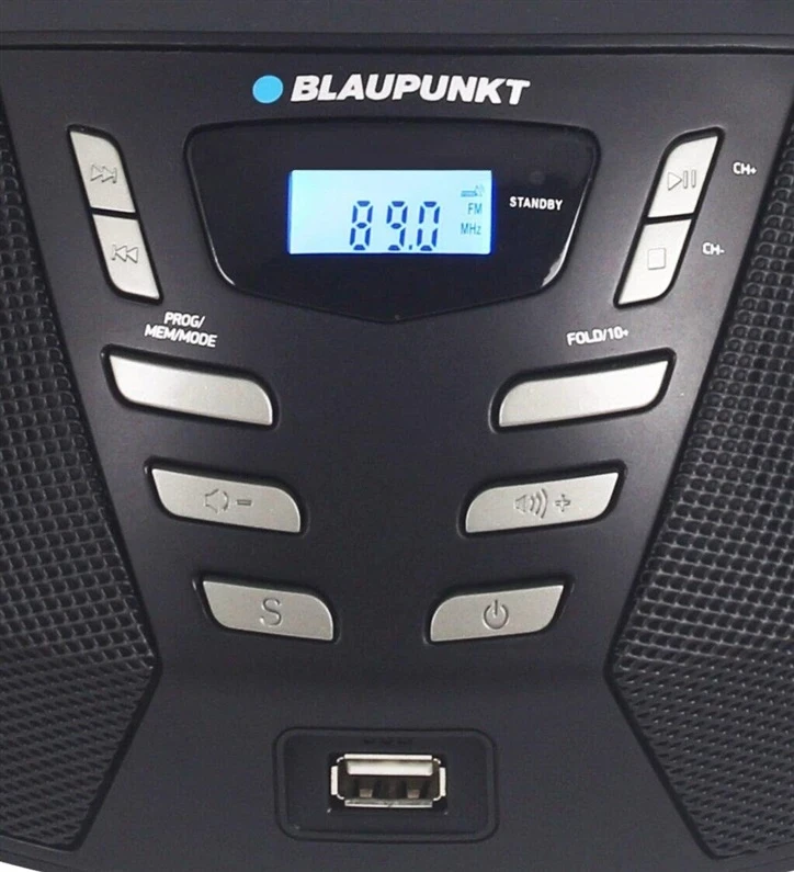 Blaupunkt boombox FM PLL CD/MP3/USB/AUX BB7BK