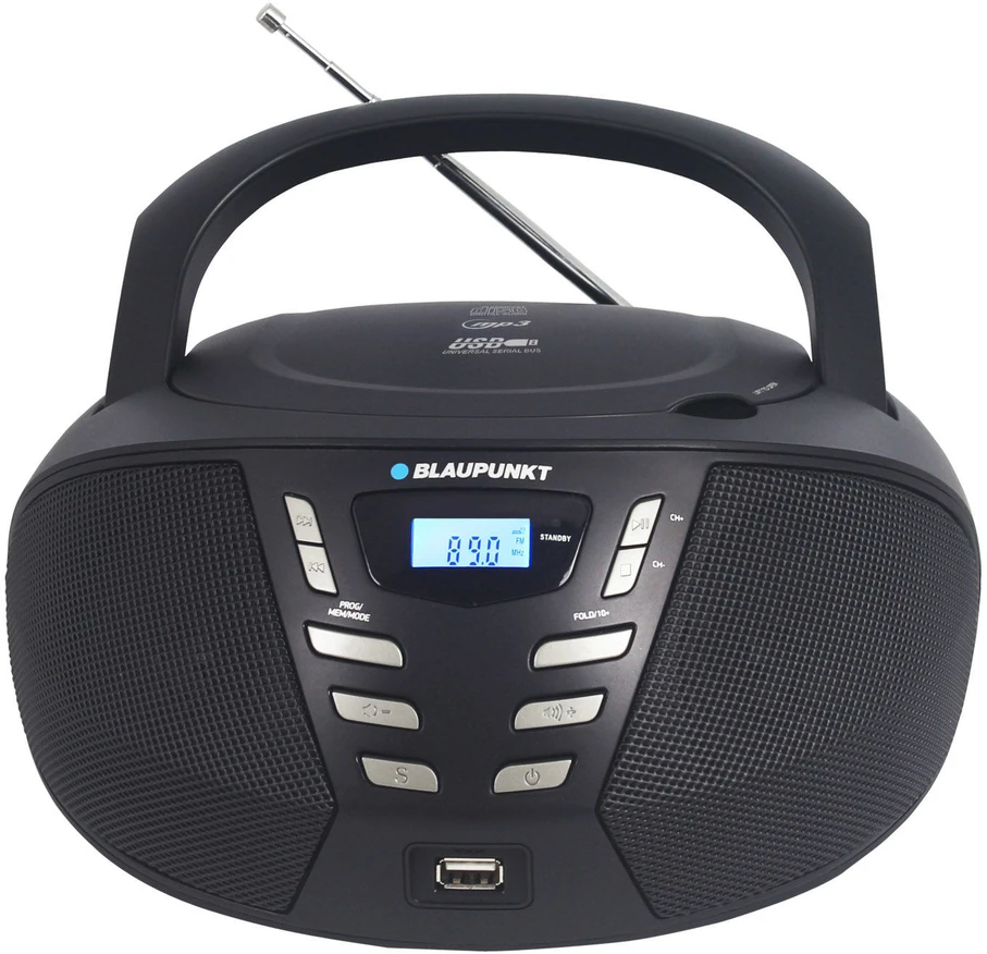 Blaupunkt boombox FM PLL CD/MP3/USB/AUX BB7BK