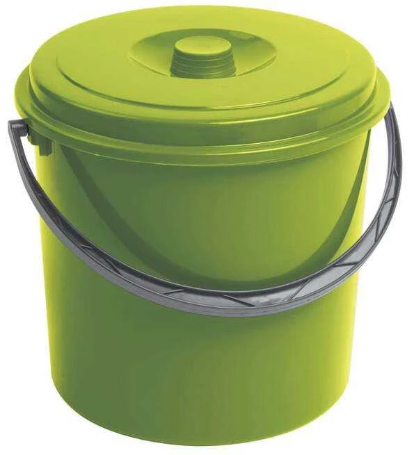 Maistinis kibiras Curver 235238, 16 l, žalia sp.