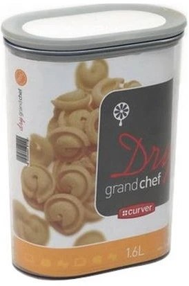 Maisto konteineris biriems produktams Curver Grand Chef 164795, 1,6 l, įvairiaspalvis