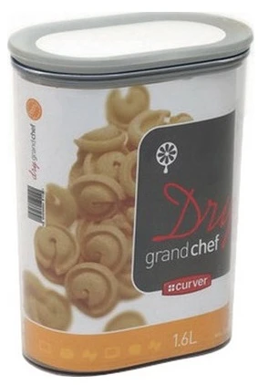 Maisto konteineris biriems produktams Curver Grand Chef 164795, 1,6 l, įvairiaspalvis