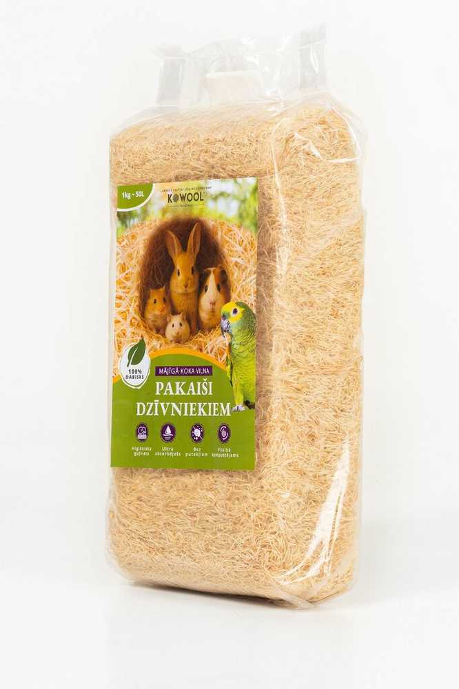 Naminių gyvūnėlių kraikas Kowool 1114001P, 1kg