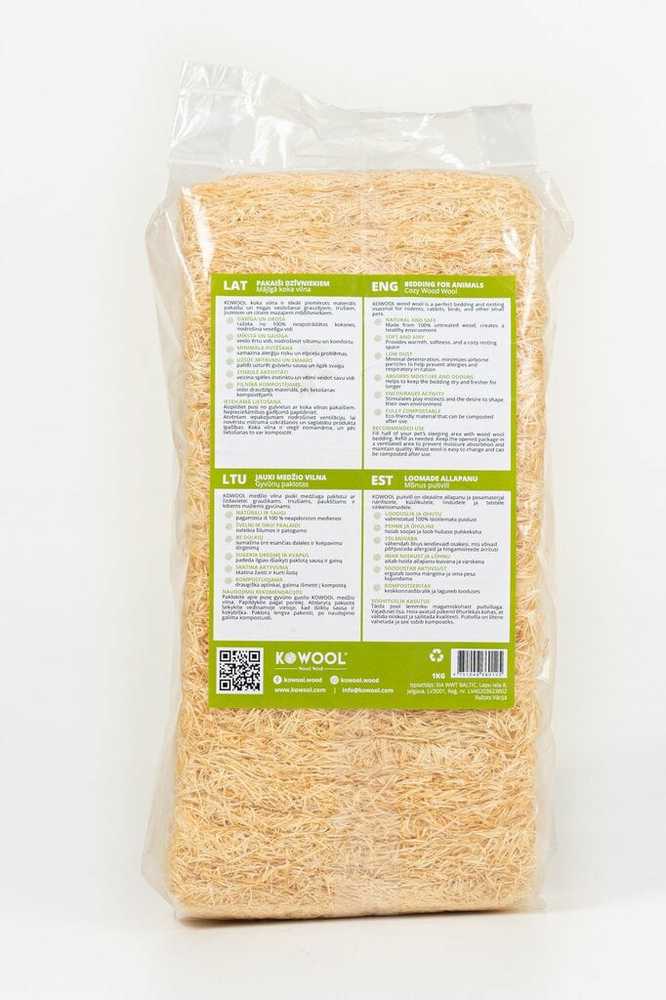 Naminių gyvūnėlių kraikas Kowool 1114001P, 1kg