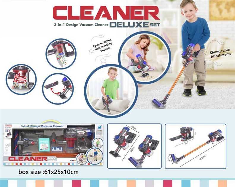 Nežinomas Namų ruošos žaislas CLEANER Vaccum Cleaner 607848B