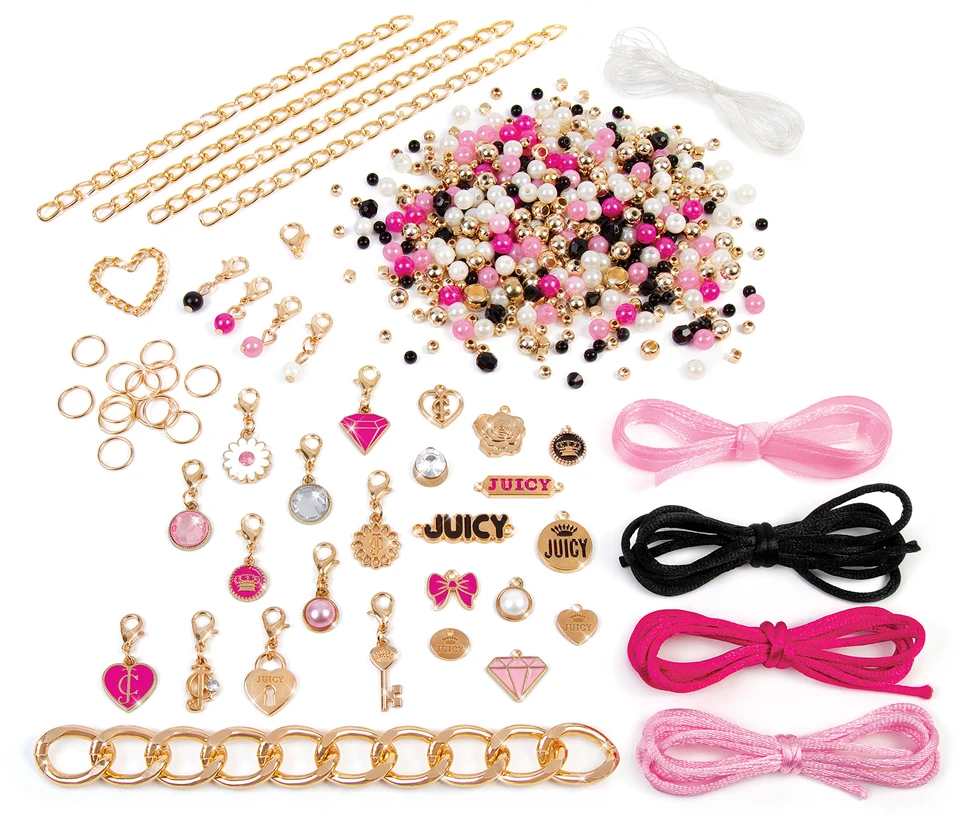 MAKE IT REAL JUICY COUTURE Papuošalų kūrimo rinkinys „Glitz N Glam“