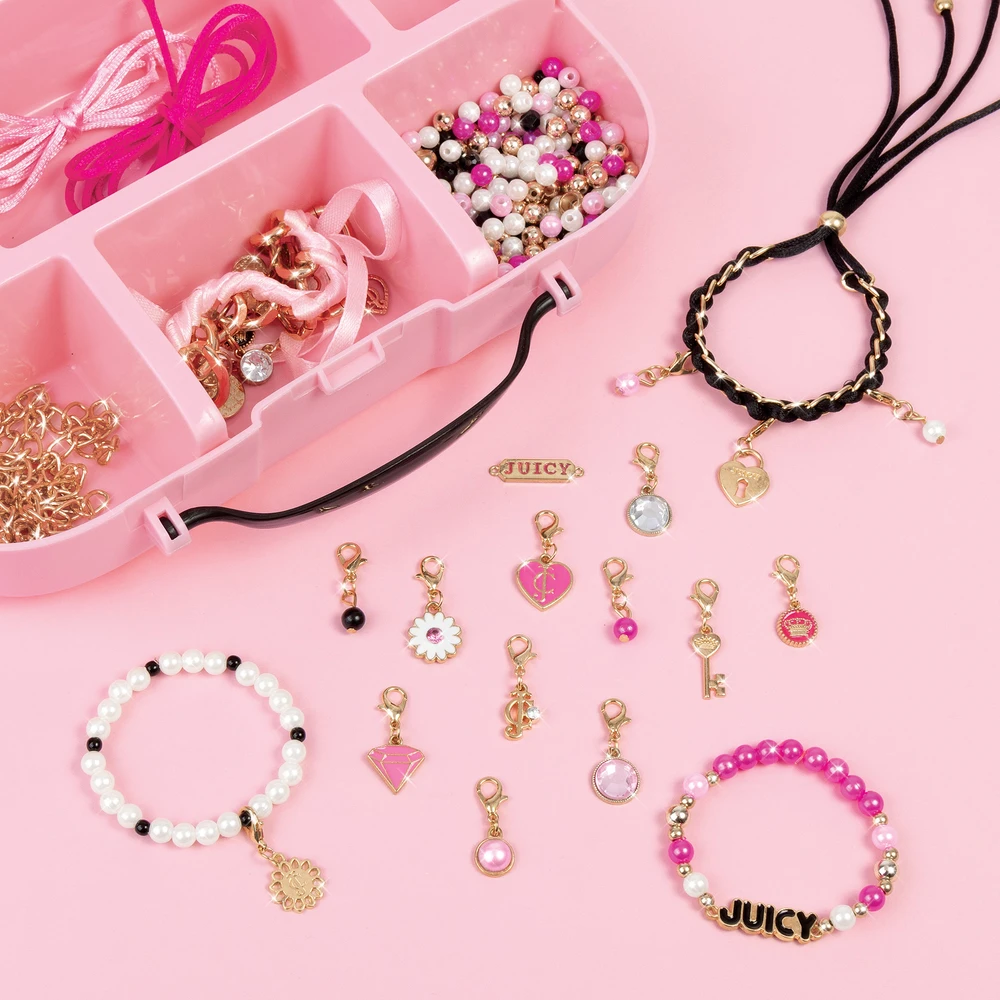 MAKE IT REAL JUICY COUTURE Papuošalų kūrimo rinkinys „Glitz N Glam“