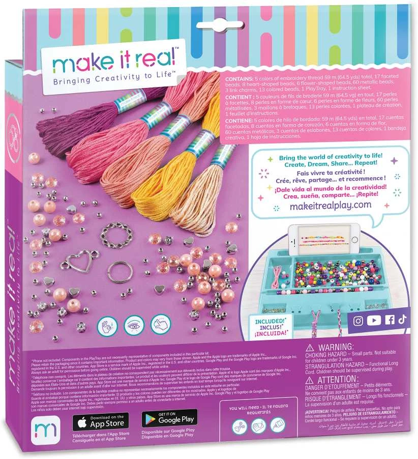 MAKE IT REAL Pintos apyrankės „Macrame“