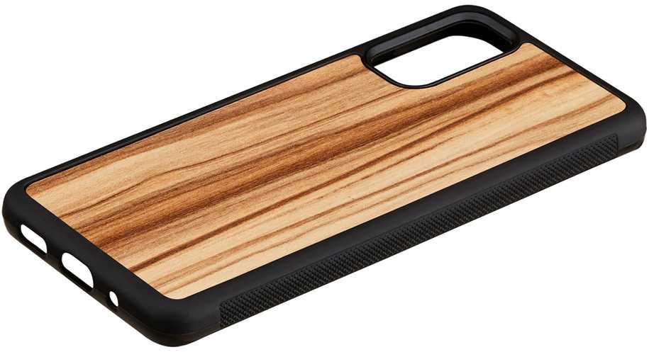 Dėklas MAN&WOOD case for Galaxy S20 cappuccino juodas