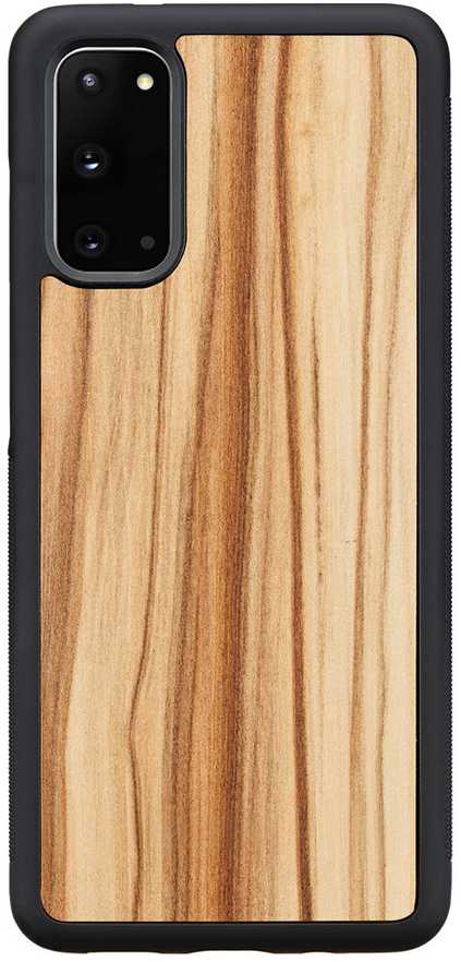 Dėklas MAN&WOOD case for Galaxy S20 cappuccino juodas