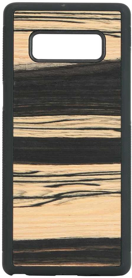 MAN&WOOD išmaniojo telefono dėklas „Galaxy Note 8“ baltas, juodmedis