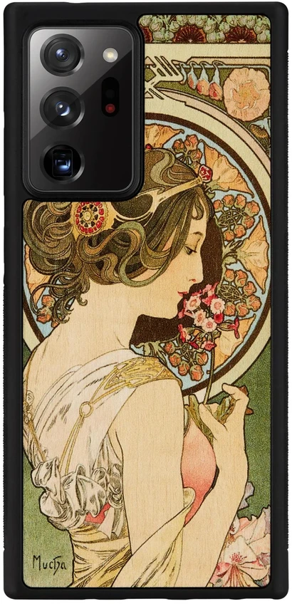 MAN & WOOD MAN&WOOD dėklas Galaxy Note 20 Ultra primrose juodas