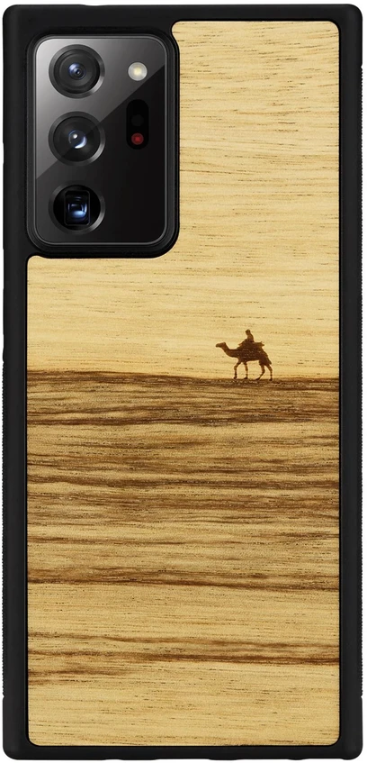 MAN & WOOD MAN&WOOD dėklas Galaxy Note 20 Ultra terra juodas
