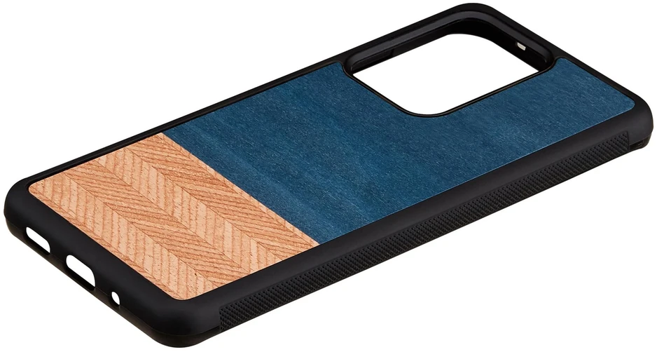 MAN & WOOD MAN&WOOD dėklas Galaxy S20 Ultra denim juodas