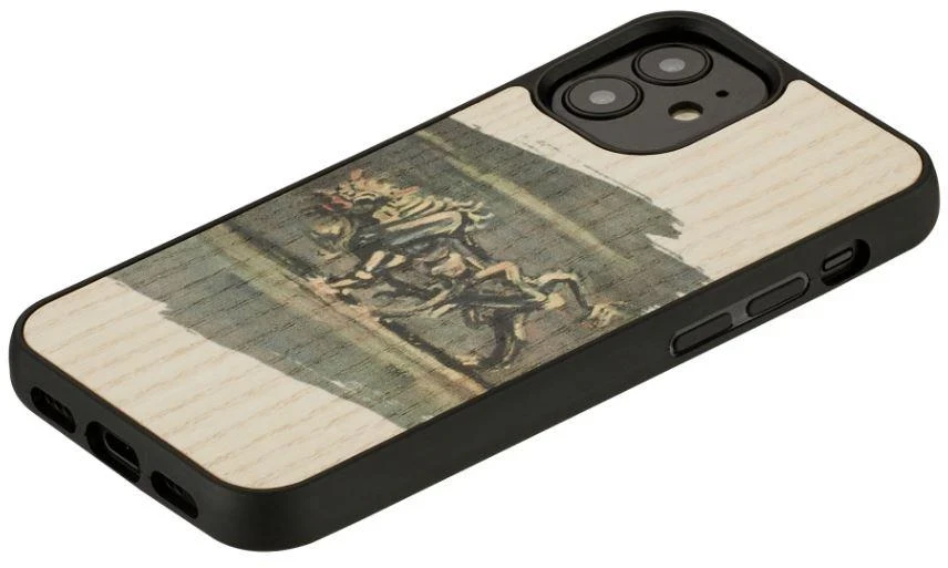 MAN & WOOD MAN&WOOD dėklas iPhone 12 mini baltas jautis