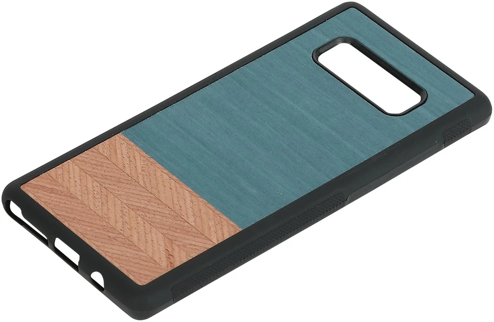 MAN & WOOD MAN&WOOD išmaniojo telefono dėklas Galaxy Note 8 denim juodas