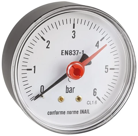 Manometrs ICMA 91263AB10, 63 mm, 1/4 collas – Ārējā vītne, 10 Bar