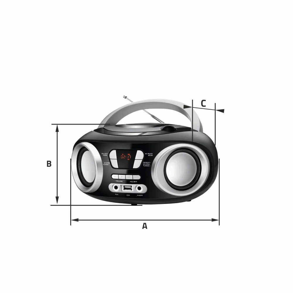 Bluetooth FM radijas Manta Chilli