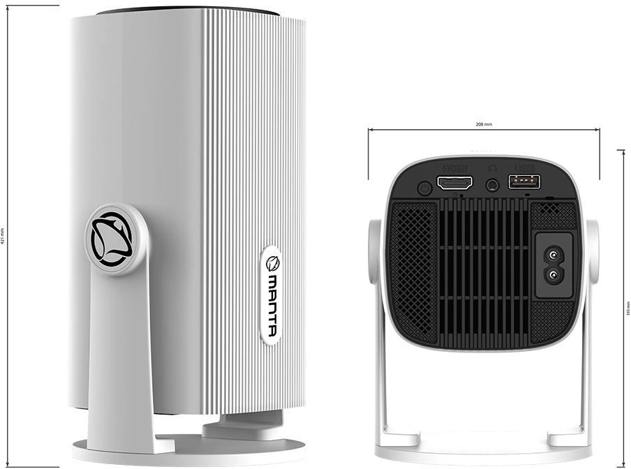 Manta PMA202A24 MultiVision Mini Smart Projektorius