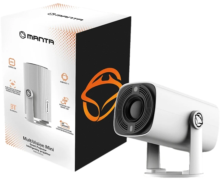 Manta PMA202A24 MultiVision Mini Smart Projektorius