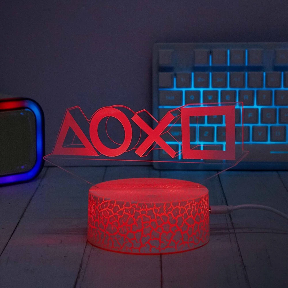 Manta SNL123RGB LED lempa, šviesos dekoracija, žaidimas 3 RGB 3D