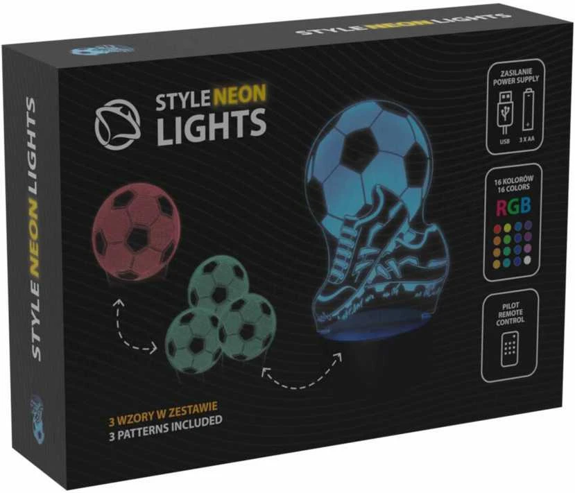 Manta SNL124RGB LED lempa, šviesos dekoracija, kamuoliukai, RGB 3D