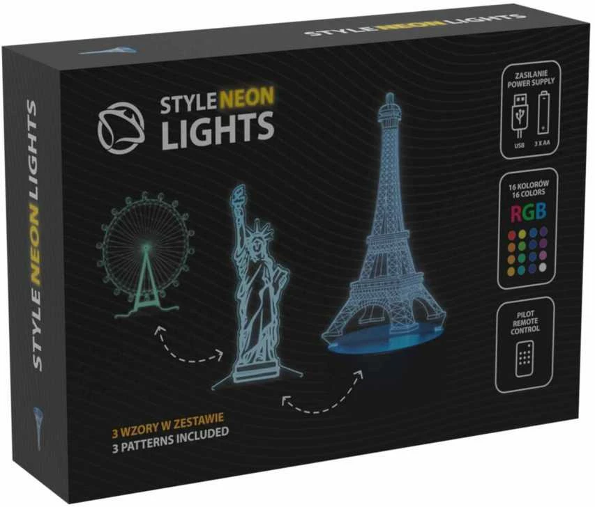 Manta SNL125RGB LED lempa Šviesų dekoracija Pastatams RGB 3D
