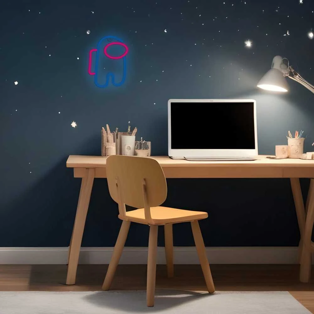 Manta SNL27BLT stiliaus neoninės lemputės ASTRONAUT