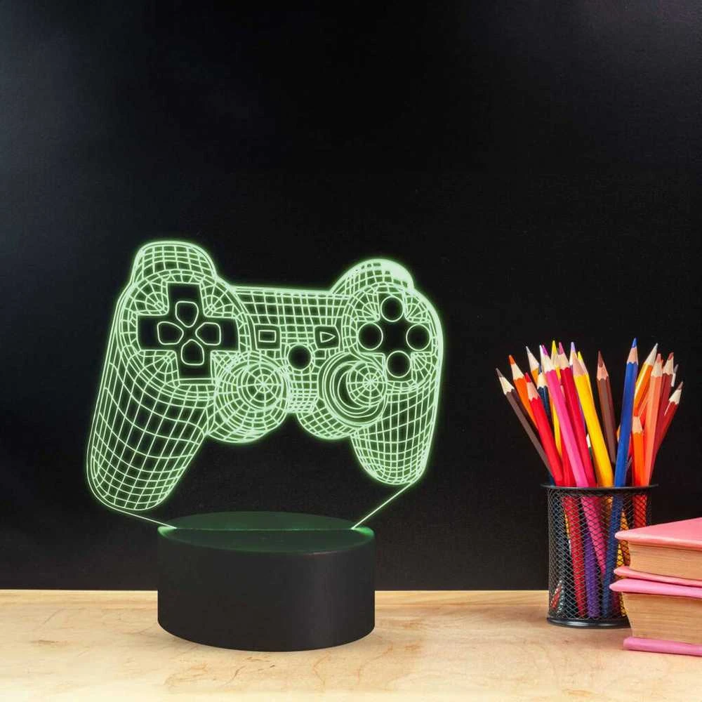 Manta SNL57RGB LED lempa, šviesos dekoracija, žaidimų pultas RGB 3D
