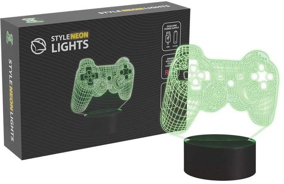 Manta SNL57RGB LED lempa, šviesos dekoracija, žaidimų pultas RGB 3D