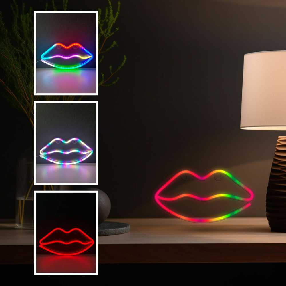Manta SNL61RGB stiliaus neoninės šviesos LIPAI