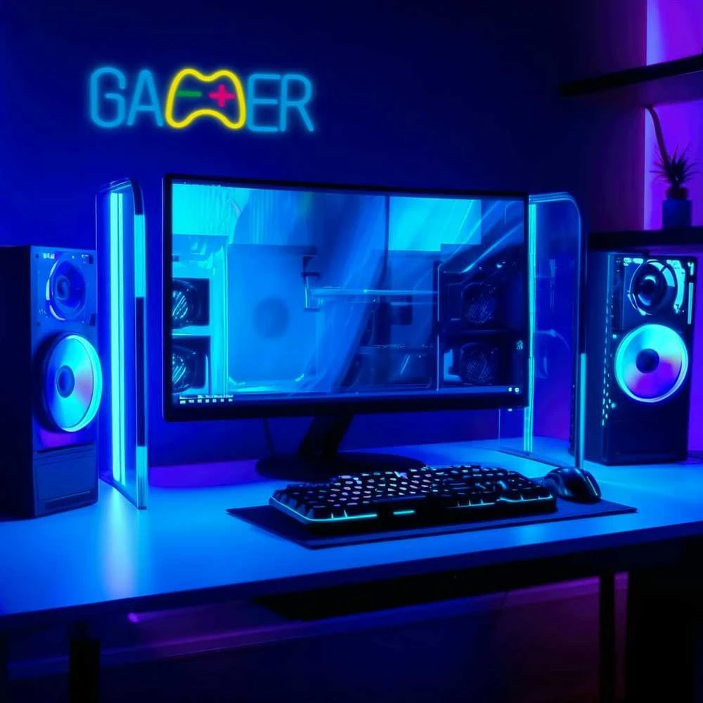 Manta SNL62MT stiliaus neoninės šviesos GAMER
