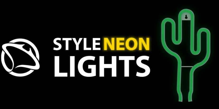 Manta SNL74GN Style Neon Lights CACTUS žalias