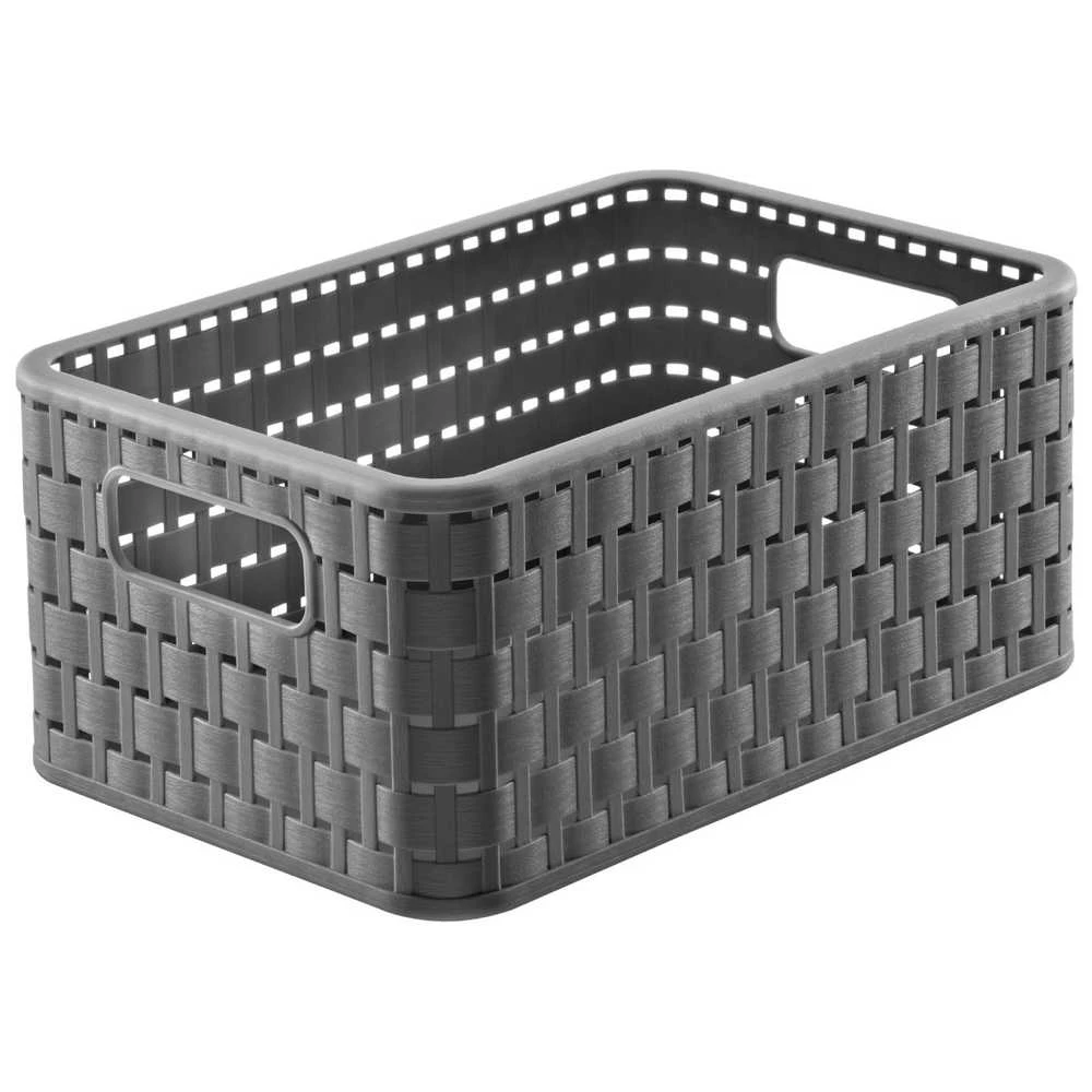 Daiktadėžė ROTHO, 6 l, pilka, 28×18,5×12,6 cm