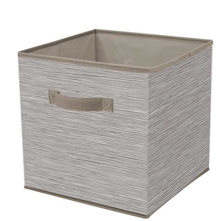 Domoletti BOXSTORAGE 30X30X30CM Pilkas TEXTILE