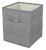 Domoletti BOXSTORAGE 30X30X30CM Pilkas TEXTILE