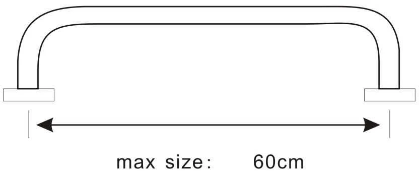 Thema Lux Sourcing Tiekimo kietas laikiklis PG-02 60 CM