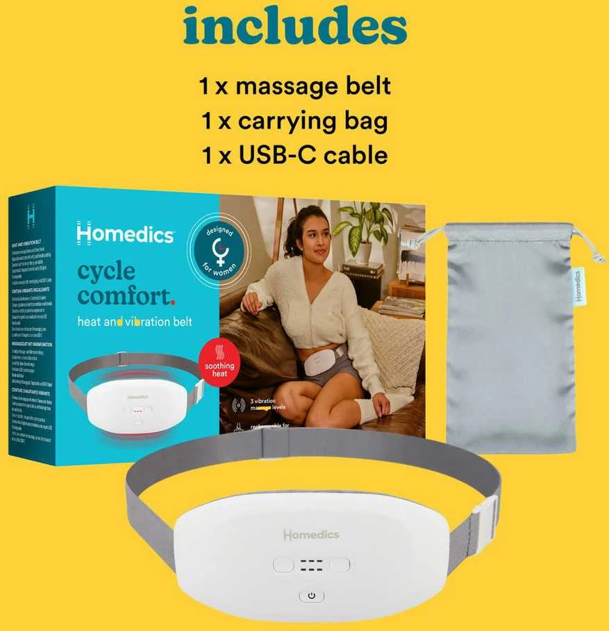 „Homedics WMH-200H Cycle Comfort“ šilumos ir vibracijos diržas