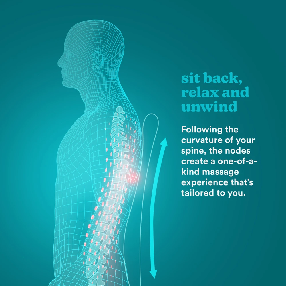 Homedics SBM-65H-EU Shiatsu nugaros masažuoklis + šildymas