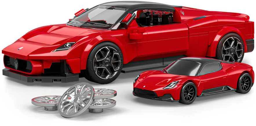MATTEL BRICK SHOP HOT WHEELS konstruktorius – Speed Maserati (JFR90)