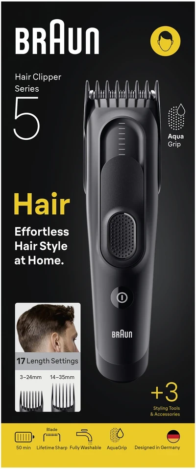 Plaukų kirpimo mašinėlė Braun 5 HC5530