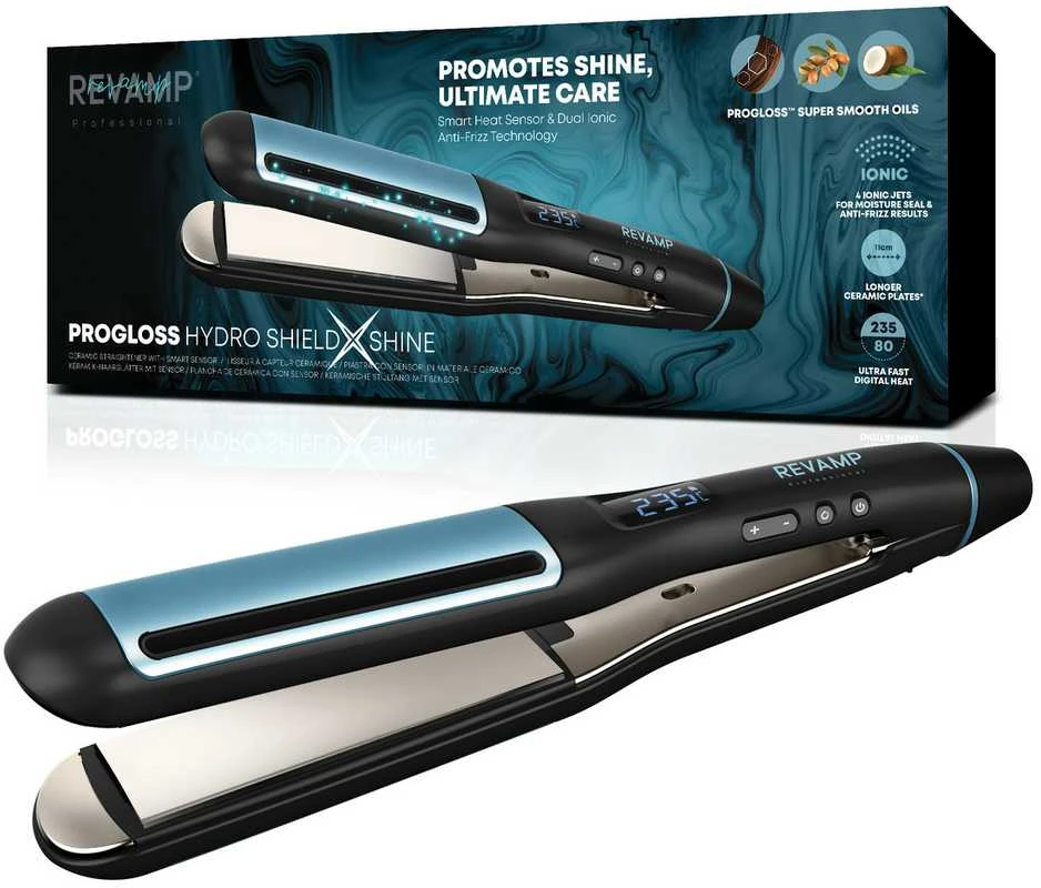 Revamp ST-1800-EU „Progloss Hydro Shield Shine“ keraminis tiesintuvas su išmaniuoju jutikliu