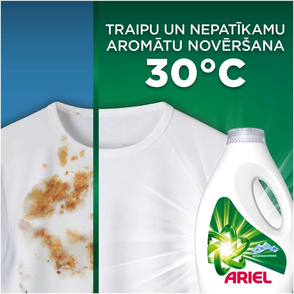 Skalbimo gelis Ariel Mountain Spring, 4.5 l